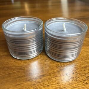 BATH & BODY WORKS “Black Tie” Single Wick 1.3 OZ Candles - Set Of Two Unburned